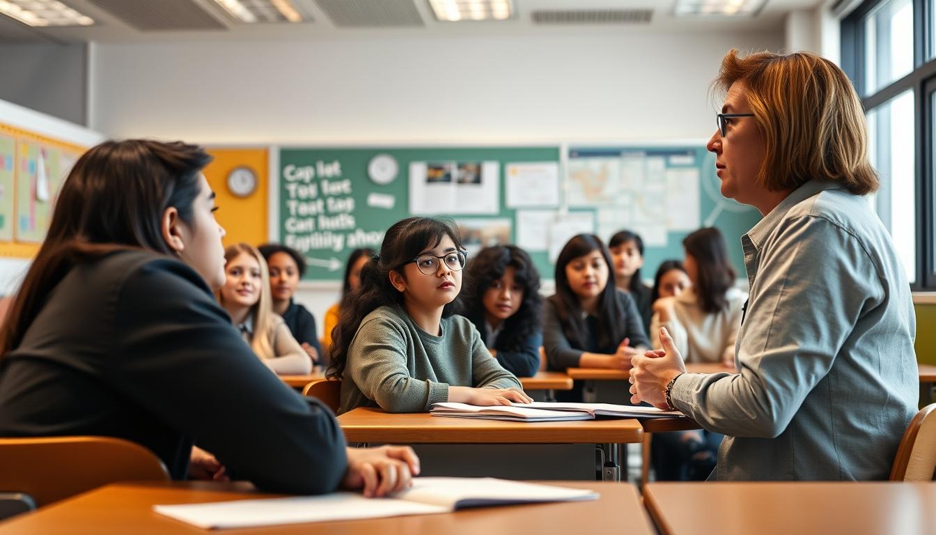 Student developing practical and academic skills