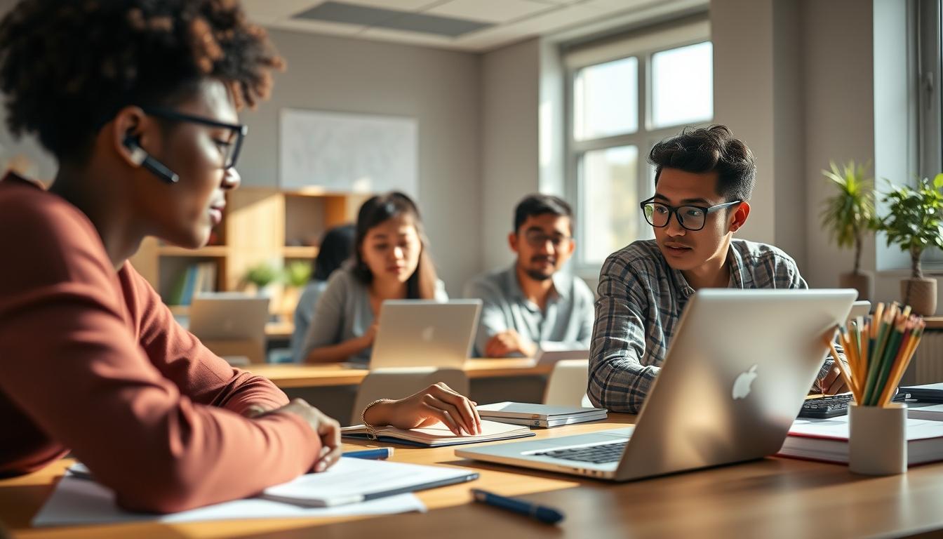 Organized study environment supporting productive learning
